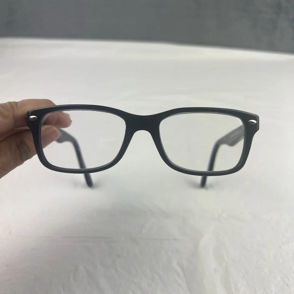 Ray Ban RB1531 3748 Black & Blue Youth Eyeglasses FRAMES ONLY 48-16-130 EUC